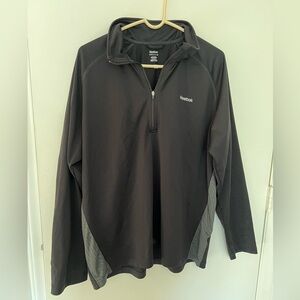 Reebok Men's Black and Gray Active Jacket